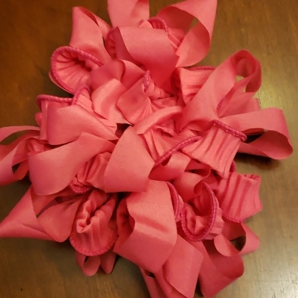 Hair Scruncies and Combs Assorted Colors and Size Bundle of 10